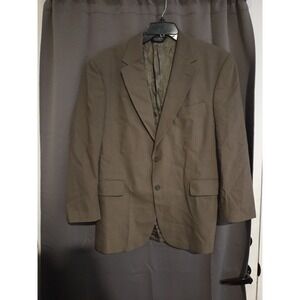 Jos. A Bank Gray Green Two Button Blazer, Men's 42S Jacket, Business Casual‎